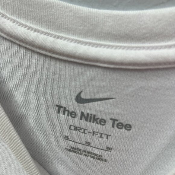 Nike Kyrie White Dri-Fit T-Shirt DR7649-100 Men’s Short Sleeve w/ Green M or XL - Picture 4 of 7